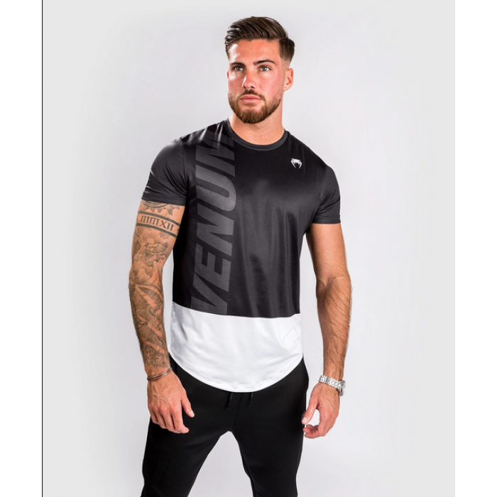 Тениска - VENUM CONTENDER XT DRY TECH T-SHIRT- Black/White​